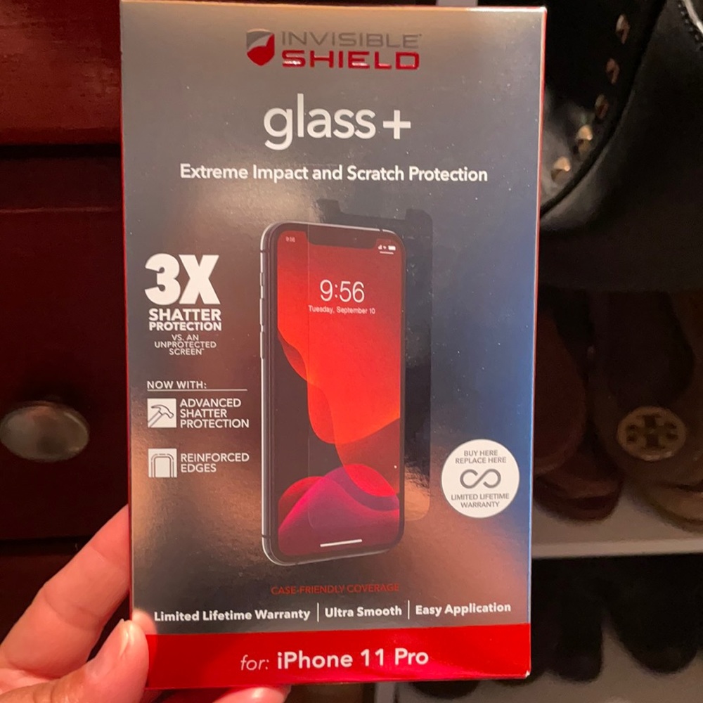 iPhone 11 Pro invisible shield protector! New !